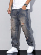Men's Stretchy Slim Straight Pants