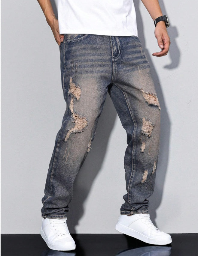 Men's Stretchy Slim Straight Pants