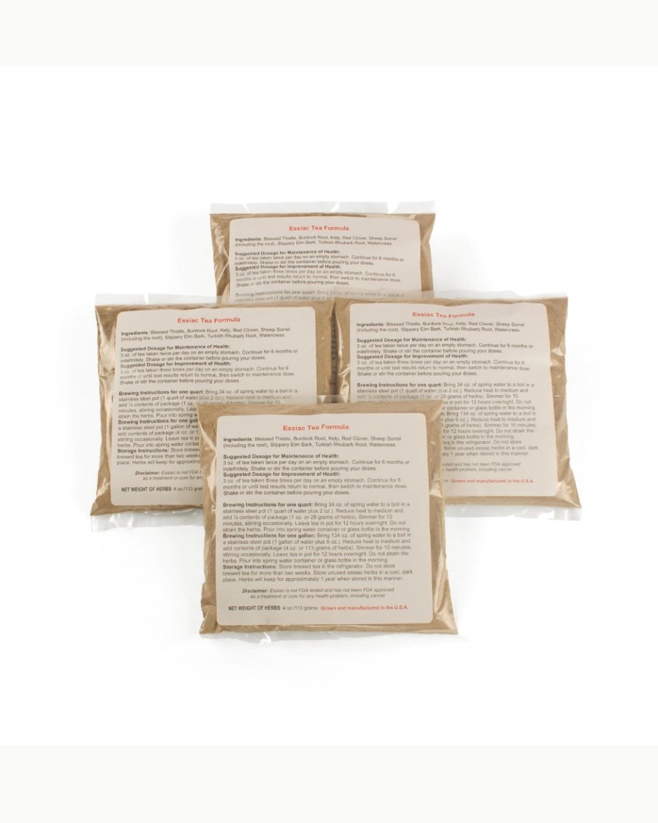 1 lb. of Essiac in FOUR (4) Convenient 4 oz. packets (2-3 Month Supply - Costs less than $1 per day to use)