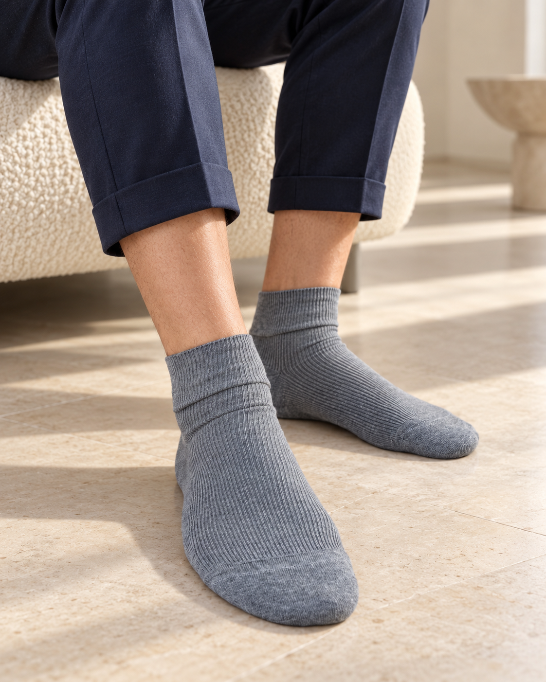 tittimitti® Men’s 100% Organic Combed Cotton Socks 1 Pair – Made in Italy