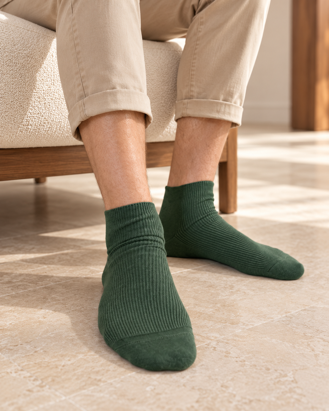 tittimitti® Men’s 100% Organic Combed Cotton Socks 1 Pair – Made in Italy