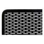 Artistic Urban Collection Punched Metal File Sorter, 3 Sections, Letter Size Files, 8" x 8" x 7.25", Black