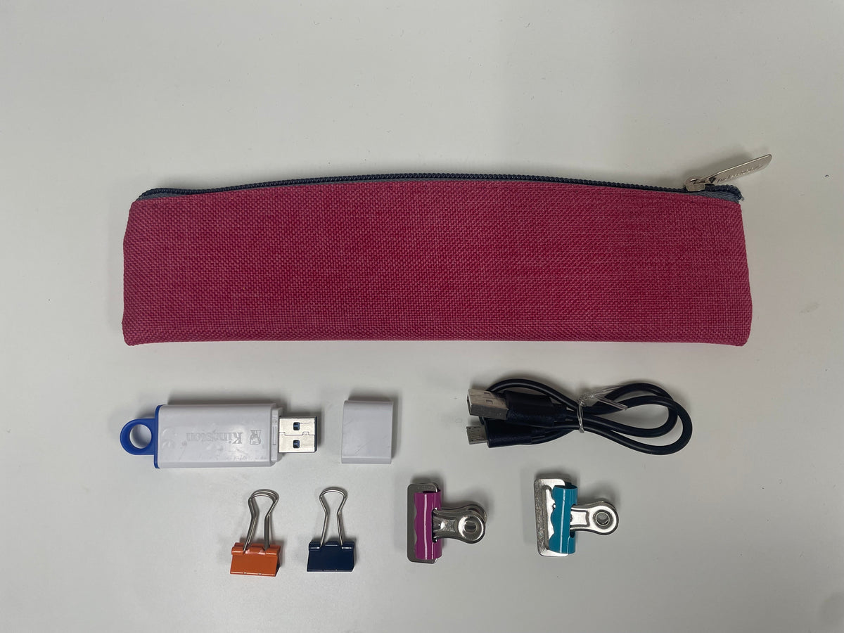 Compose Pencil Pouch-set of 4-asst. colors