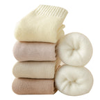 Women's Maternity Socks Autumn And Winter Fleece-lined Thickened Sleep Warm Wool Floor Mid-calf Cashmere Towel Terry-loop Hosiery