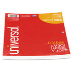 Universal Filler Paper, 3-Hole, 8.5 x 11, Medium/College Rule, 200/Pack