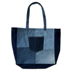 Upcycled Denim Patchwork Tote