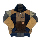 "THE CORD" Corduroy Reworked Patchwork Coat