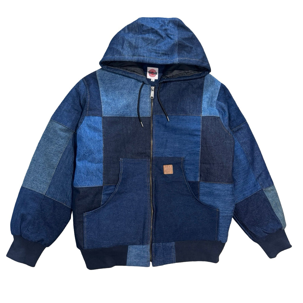 "THE JOAT” Denim Reworked Patchwork Coat
