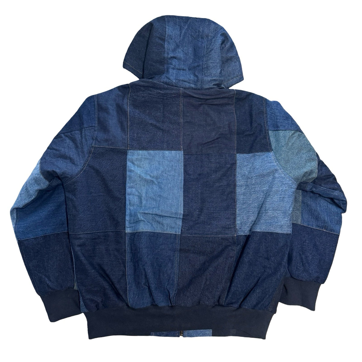 "THE JOAT” Denim Reworked Patchwork Coat