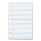 TOPS Filler Paper, 3-Hole, 5.5 x 8.5, Medium/College Rule, 100/Pack