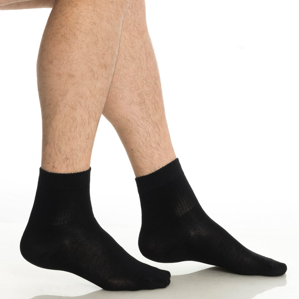 Men’s & Women’s Bamboo Diabetic Ankle Socks 4-Pack