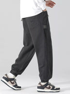Men's Plus Size Drawstring Cargo Joggers