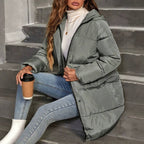 Women's Hooded Loose Puffer Jacket