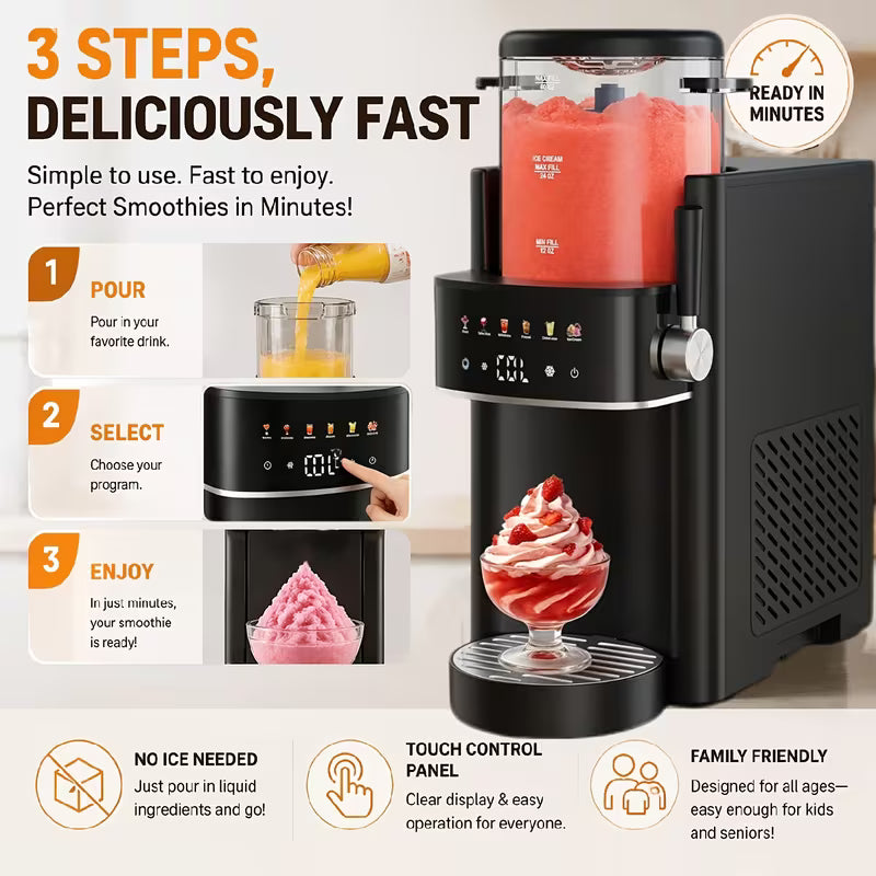 2-in-1 Ice Cream Maker with Cold Retention