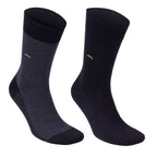 Men’s Bamboo Dress Socks 6-Pack, Black, Charcoal & Navy