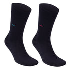 Men’s Bamboo Trouser Socks 6-Pack, All Black