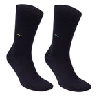Men’s Bamboo Trouser Socks 6-Pack, All Black