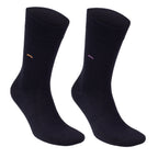 Men’s Bamboo Trouser Socks 6-Pack, All Black