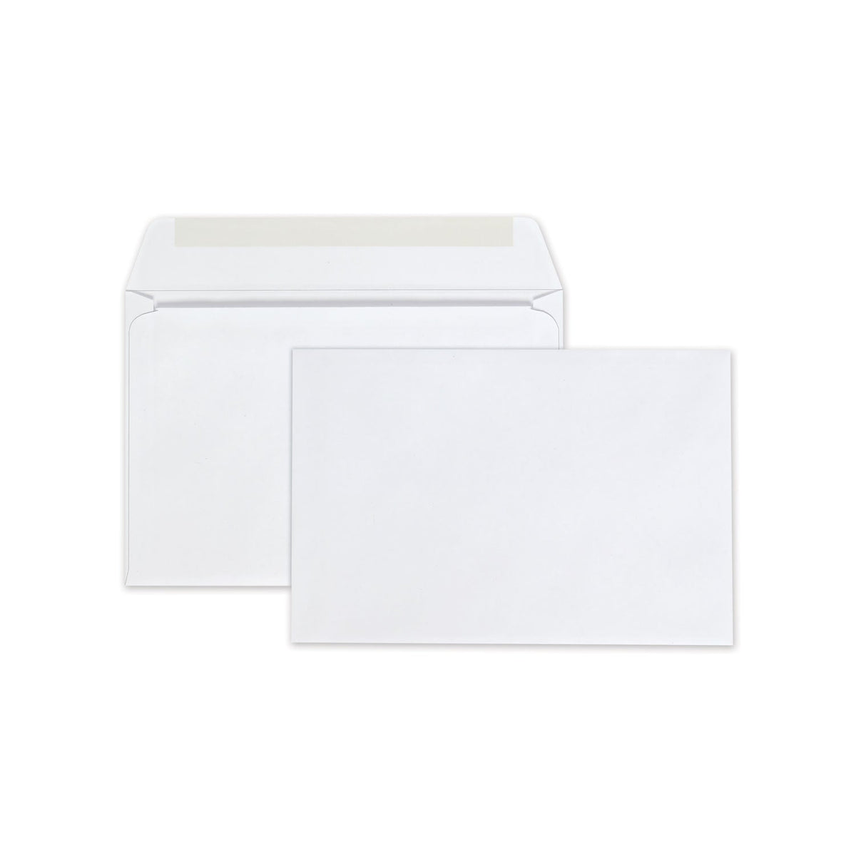 Quality Park Open-Side Booklet Envelope, #6 1/2, Hub Flap, Gummed Closure, 6 x 9, White, 100/Box