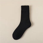 Women's Maternity Socks Autumn And Winter Fleece-lined Thickened Sleep Warm Wool Floor Mid-calf Cashmere Towel Terry-loop Hosiery