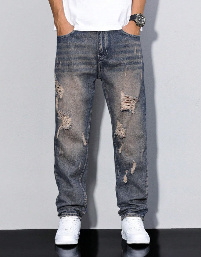 Men's Stretchy Slim Straight Pants