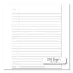 Mead Filler Paper, 3-Hole, 8.5 x 11, College Rule, 200/Pack