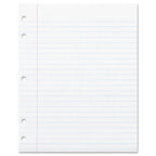 Pacon Ecology Filler Paper, 3-Hole, 8 x 10.5, Wide/Legal Rule, 150/Pack
