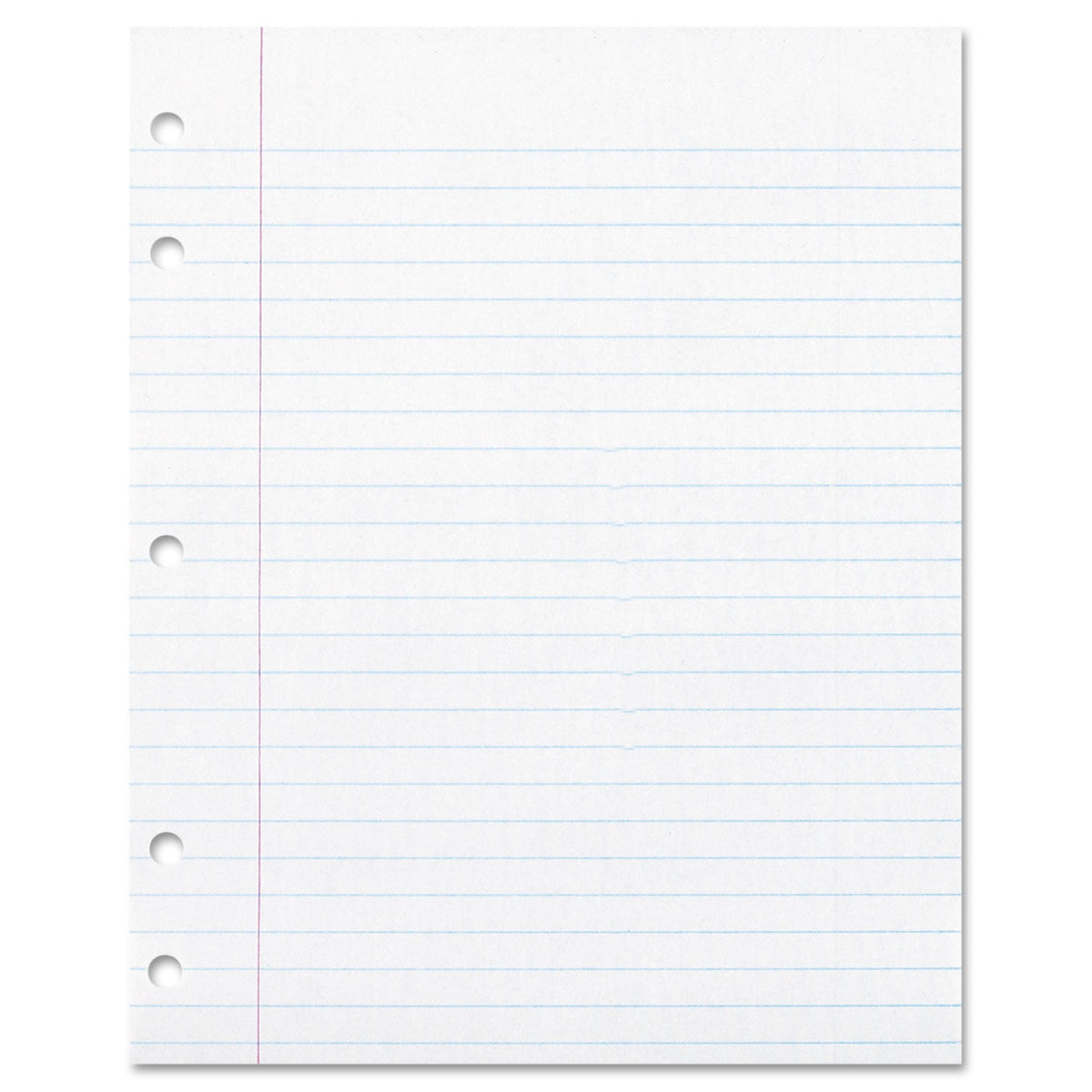 Pacon Ecology Filler Paper, 3-Hole, 8 x 10.5, Wide/Legal Rule, 150/Pack