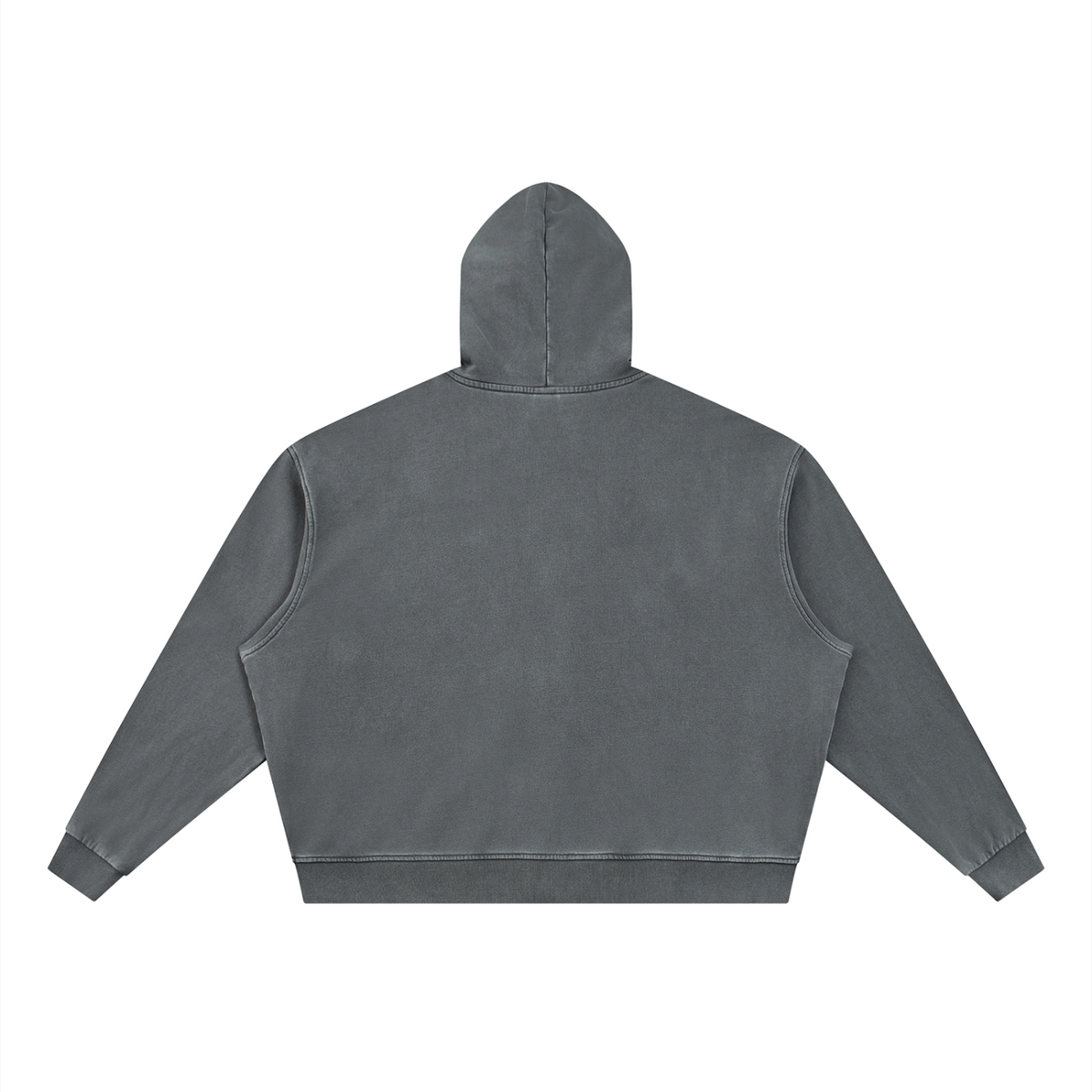 Loki & Ivy Unisex Vintage Wash Full Zip Boxy Hoodie