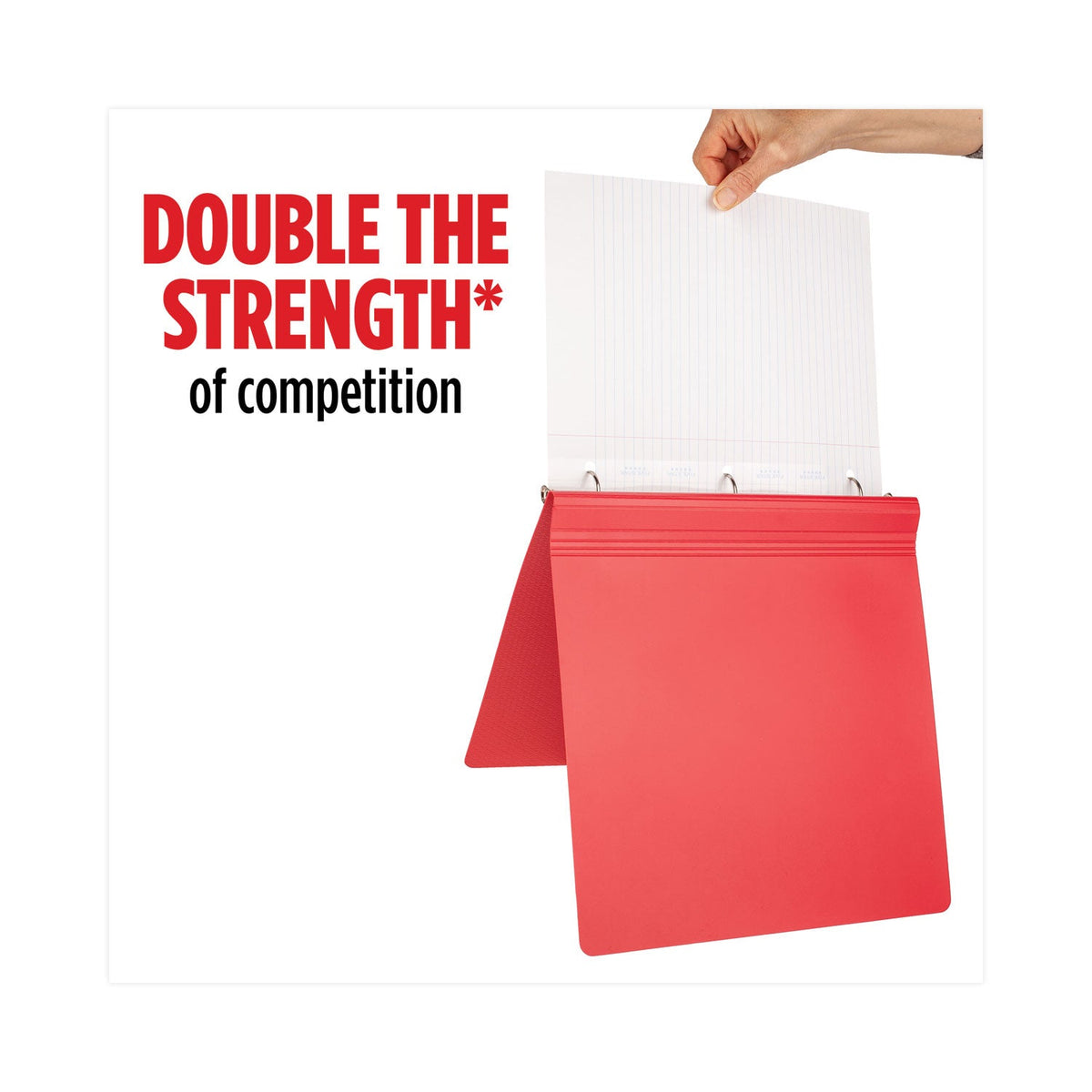 Five Star Reinforced Filler Paper, 3-Hole, 8.5 x 11, College Rule, 100/Pack