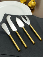 Vibhsa Gold Cheese knives set of 4