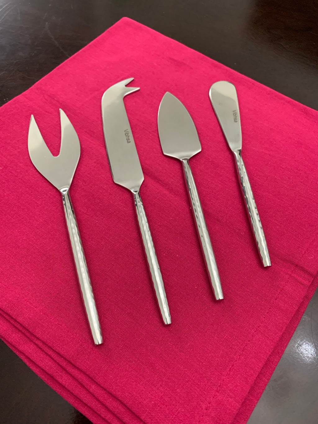 Vibhsa Stainless Steel Cheese Knives set of 4