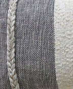 Vibhsa Handloom Woven Wooden Textured Decorative Pillow