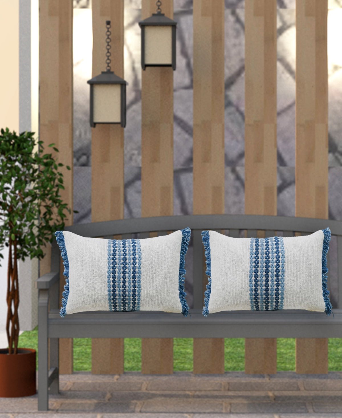 Vibhsa Handloom Woven Decorative Pillow, 14''X20''