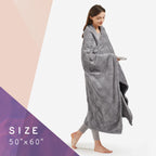 Hyde Lane Heated Electric Throw Blanket 60 x 70, Sherpa Reverse