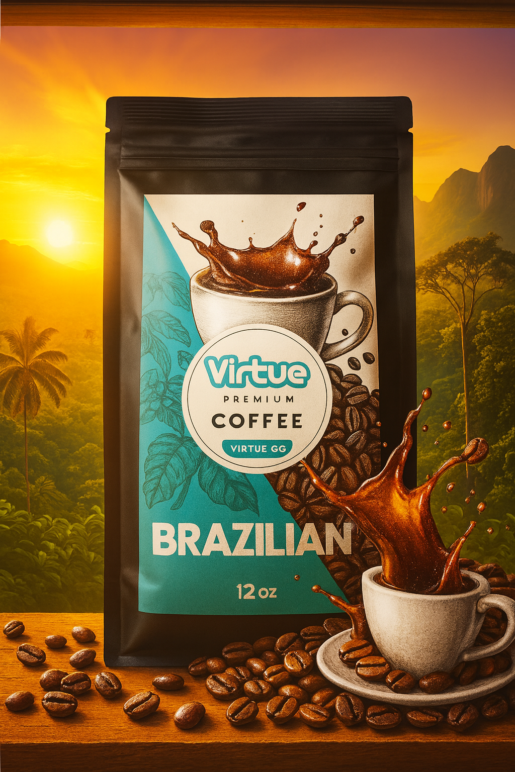 Medium-Dark Roast Coffee – 16oz | Balanced, Small Batch, Expertly Roasted
