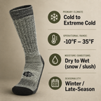 Wool BEAST Heavy OTC Sock