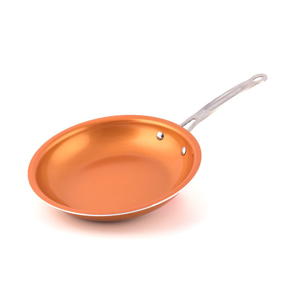 MASTERPAN Ceramic Nonstick Copper Color Frypan & Skillet, 10" (25cm)