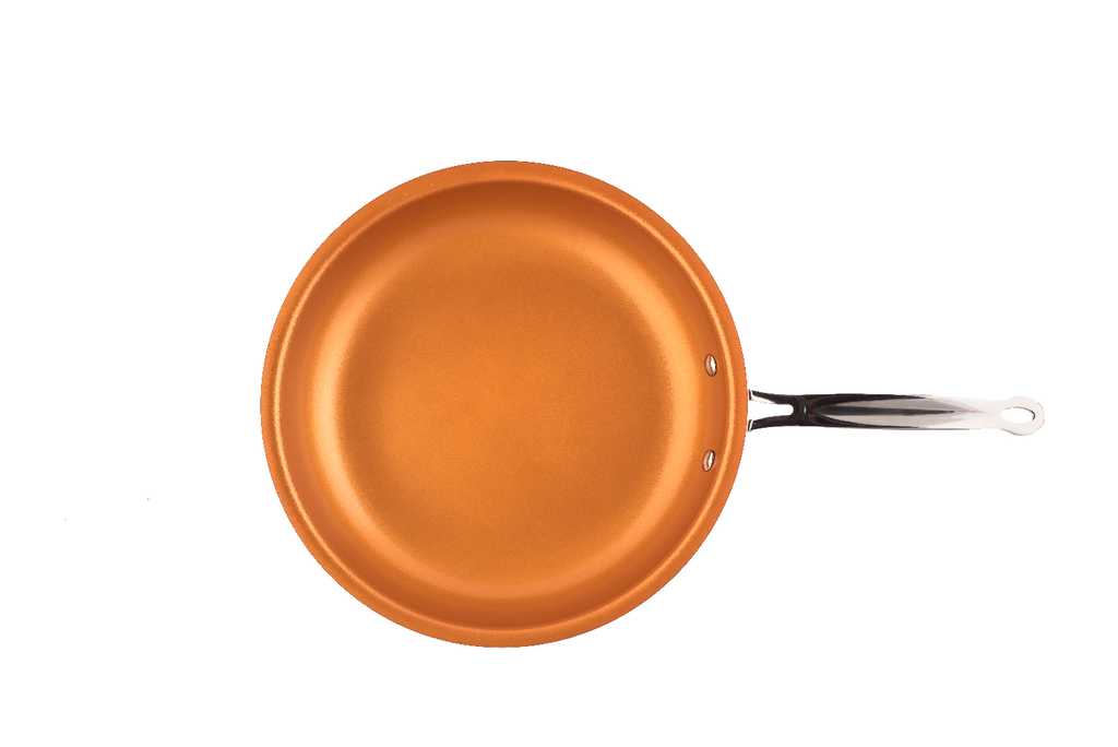 MASTERPAN Ceramic Nonstick Copper Color Frypan & Skillet, 10" (25cm)