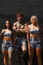 Y-Back Sports Bra | Pew Pew Paisley