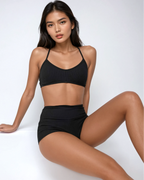 90s Boyshort - Cloud Set Black