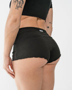 90s Boyshort - Cloud Set Black