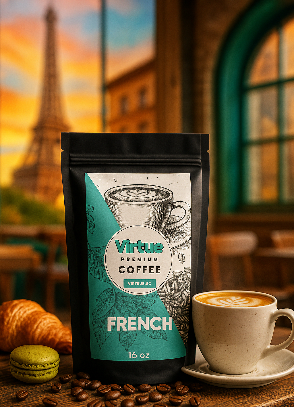 Decaf Coffee – 16oz | Full Flavor No Jitters , Small Batch, Expertly Roasted