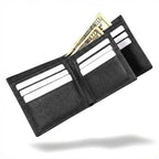 Mens RFID 10 Slot Bifold Wallet with ID Window
