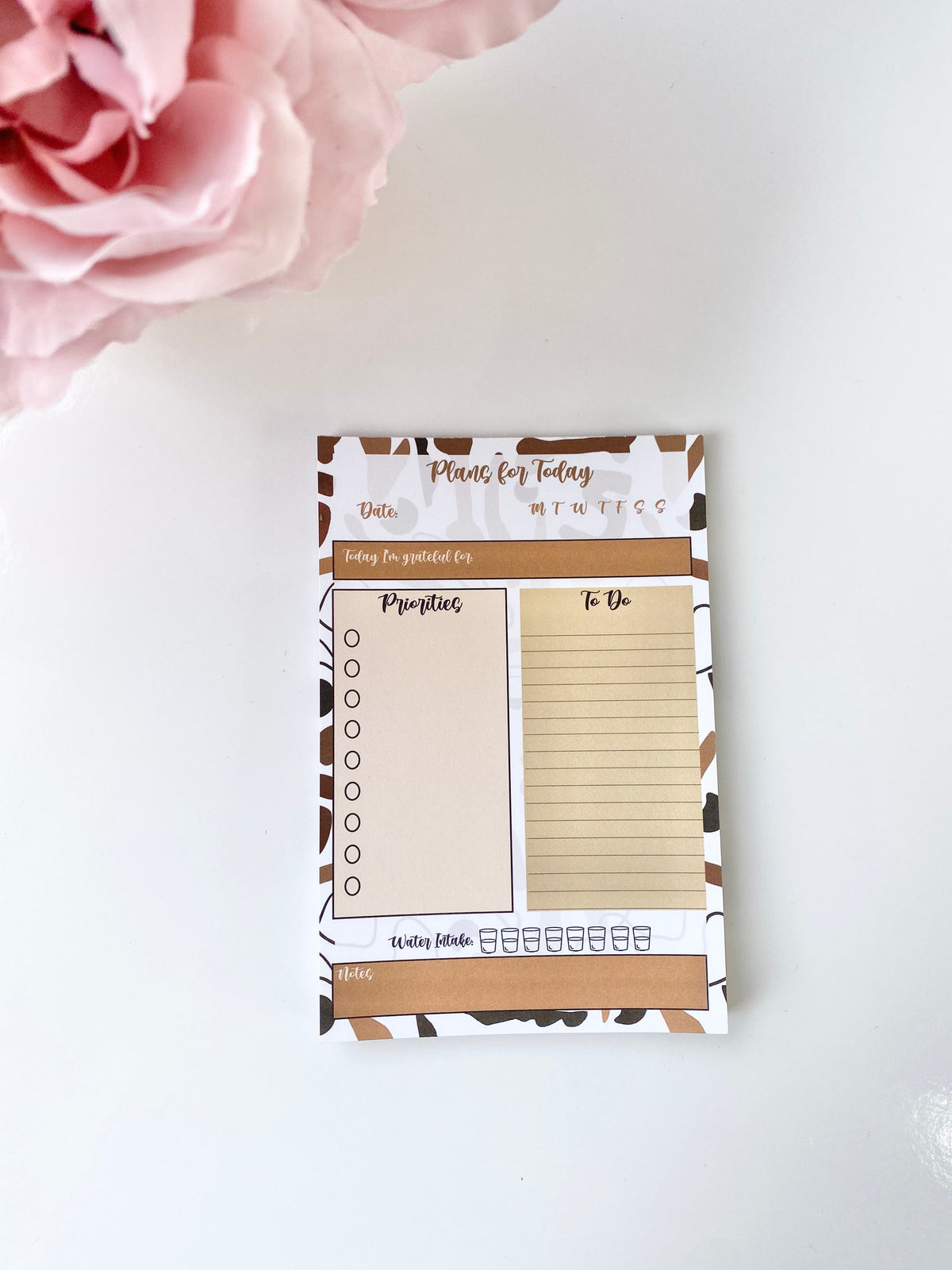 Daily Plans Minimalist Notepad Memo Sticky Notes