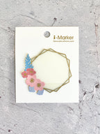 Floral Transparent Memo Sticky Notes Notepad