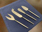 Vibhsa Silver Cheese knives set of 4 Stainless Steel