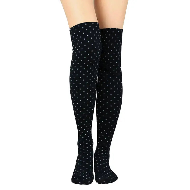 Over The Knee Fleece Socks - Domino