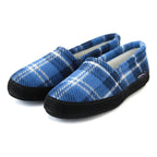 Polar Feet Men's Perfect Mocs Blue Flannel