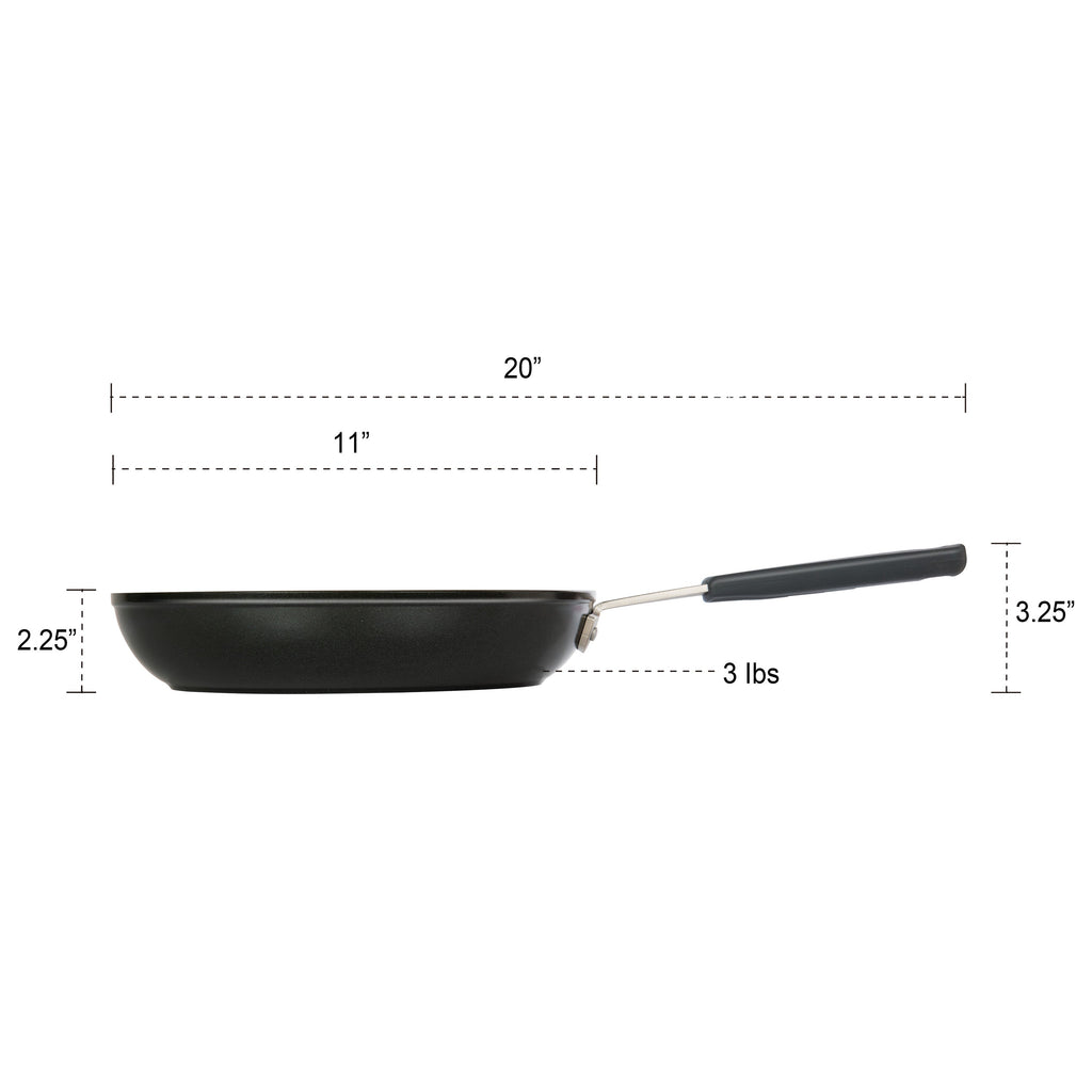 MASTERPAN Ceramic Nonstick Frypan & Skillet with Chefs Handle, 11" (28cm)